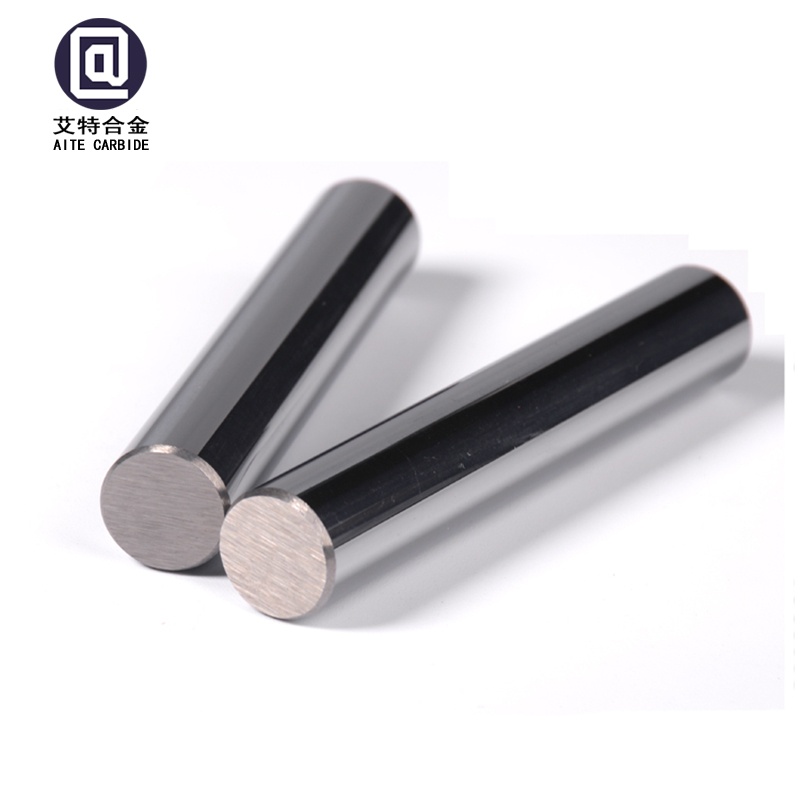 Solid Short Tungsten Carbide Rods Ground h6 with Chamfer, Carbide Round Bar YL10.2/YG10