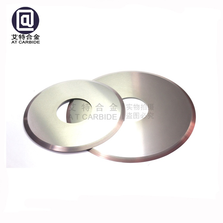Tungsten carbide round blade