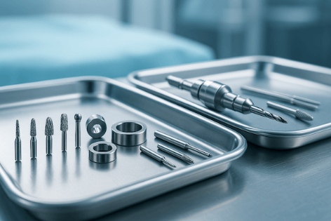 Tungsten carbide in medical industry