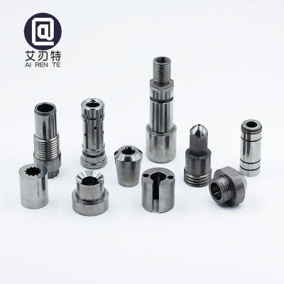 Tungsten Carbide Wear Resistant Part Carbide Round Threaded Sleeve Bushing Custom Thread Parts
