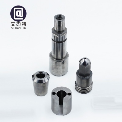 Tungsten Carbide Wear Resistant Part Carbide Round Threaded Sleeve Bushing Custom Thread Parts