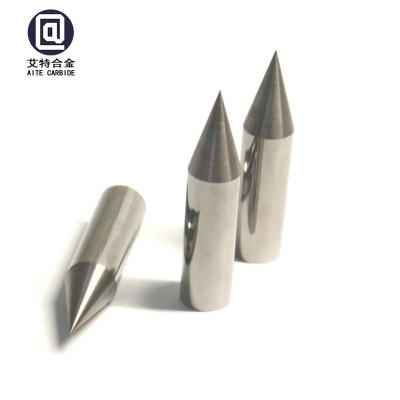 YG10X Tungsten Carbide Pointed Rod, Precision Sharpened Cemented Carbide Pin for Die Bonder, Mold Ejector, High Wear Resistance