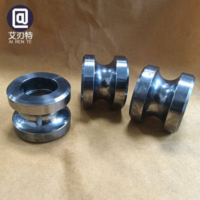 Tungsten Carbide Wire Guide Roller/Guide Wheel Anti-Wear Metal Pulley Wire Guide CNC Components Custom Machining Service Tools