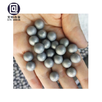 D1mm 1.2mm 2mm 5mm 10mm YG6/K10 Grinded and Polished Bearing Balls Tungsten Solid Carbide Ball for Valves Tool Parts
