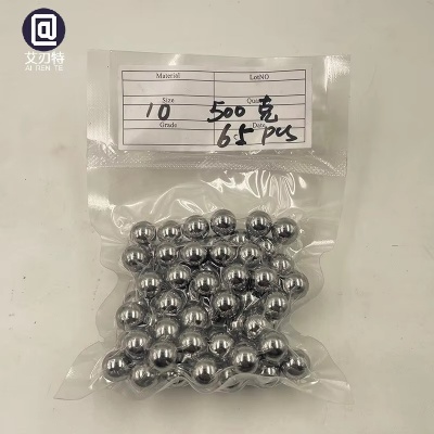 D1mm 1.2mm 2mm 5mm 10mm YG6/K10 Grinded and Polished Bearing Balls Tungsten Solid Carbide Ball for Valves Tool Parts