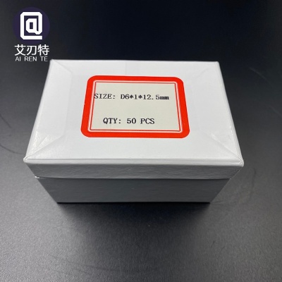 Tungsten Carbide Nozzle D6*1*12.5mm, High Hardness & Wear Resistance, Precision Drilled for Industrial Spray & Jet Applications