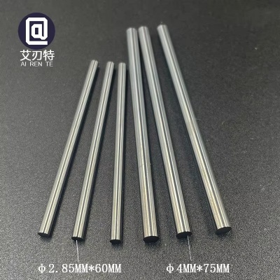 YL10.2 Sintered Cemented Solid Carbide Round Rod Carbide Rod bar Tungsten Rod Customized D4mm*75mm Polished Tungsten Carbide Rod